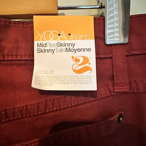 Yoga Jeans Women's Skinny Jeans in Whine - Picture 5 of 6